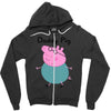 daddy pig Zipper Hoodie