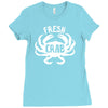 fresh crab Ladies Fitted T-Shirt