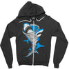 shark tornado Zipper Hoodie