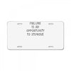 motivation License Plate