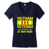 vietnam veteran Women's V-Neck T-Shirt