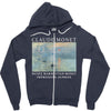 Claude Monet impression Sunrise Zipper Hoodie