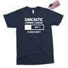 sarcastic comment loading please wait funny cool humour Exclusive T-shirt