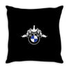 bmw moto rennen Throw Pillow