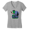 spooky city creatures   hockey team Women's V-Neck T-Shirt