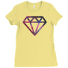 Galaxy diamond Ladies Fitted T-Shirt