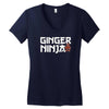ginger ninja Women's V-Neck T-Shirt