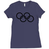 olympic rings Ladies Fitted T-Shirt