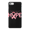 breast cancer hope iPhone 7 Case