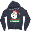 santas cumming Zipper Hoodie
