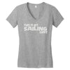 this is my sailing Women's V-Neck T-Shirt