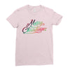 merry christmas Ladies Fitted T-Shirt