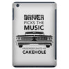 driver picks the music passenger shuts his cakehole iPad Mini