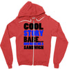 cool story babe white t shirt now make me a sandwich college humor fun Zipper Hoodie