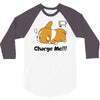 corgi cute puppy low battery charge me 3/4 Sleeve Shirt
