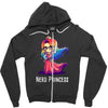 nerd princess Zipper Hoodie