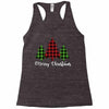 lumberjack tree merry christmas Racerback Tank