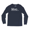 doctor who m.d   vintage retro tv show fan dr Long Sleeve Shirts