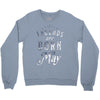 legends are born in may funny Crewneck Sweatshirt