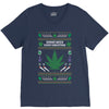 smoke weed ugly sweater V-Neck Tee