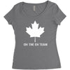 on the eh team Women's Triblend Scoop T-shirt
