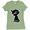 cat2 Ladies Fitted T-Shirt
