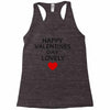 happy valentine day lovely Racerback Tank