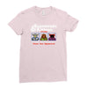 basements and kittens Ladies Fitted T-Shirt