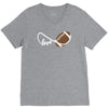 football infinity love V-Neck Tee
