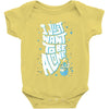 lonely astronaut Baby Bodysuit