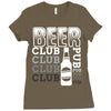 Beer Club Pub Ladies Fitted T-Shirt