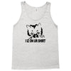 i iz on your shirt funny lolcat geek nerd tee cat s 3xl Tank Top