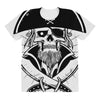 skull with beard All Over Women's T-shirt