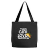 This Girl Loves Tacos Tote Bags