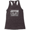 this is what an awesome 60 year old looks like Racerback Tank