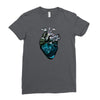 nature heart Ladies Fitted T-Shirt