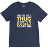 knew she was a thug V-Neck Tee
