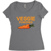 Veggie Powered Women's Triblend Scoop T-shirt