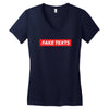 Fake Texts Hypebeast Women's V-Neck T-Shirt