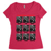 expressions of captain holt Women's Triblend Scoop T-shirt