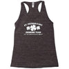 st patricks day drinking team Racerback Tank