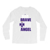 my dad was so brave god made him an angel Long Sleeve Shirts