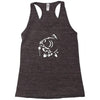 carp fishing Racerback Tank