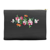 Femen with Flowers Accessory Pouches
