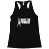 he man 80s retro cartoon cool funky Racerback Tank
