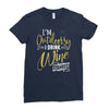 wine outside Ladies Fitted T-Shirt