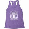 straight outta tilted towers Racerback Tank