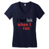 i  fartlek Women's V-Neck T-Shirt