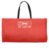 eat sleep code Weekender Totes