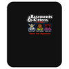 basements and kittens Mousepad